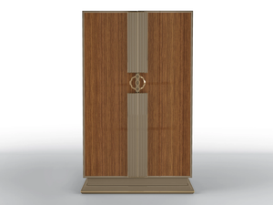 CONCORDE - Walnut wardrobe _ BRUNO ZAMPA